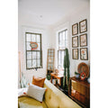 Divided Rectangle Mirror With Distressed Gold Frame Distressed Gold