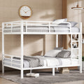 Metal Full Xl Over Full Xl Bunk Bed For Teens And Adults Space Saving Noise Reduced No Box Spring Needed