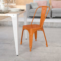 Havenside Home Boca Raton Industrial Stackable Metal Side Chair