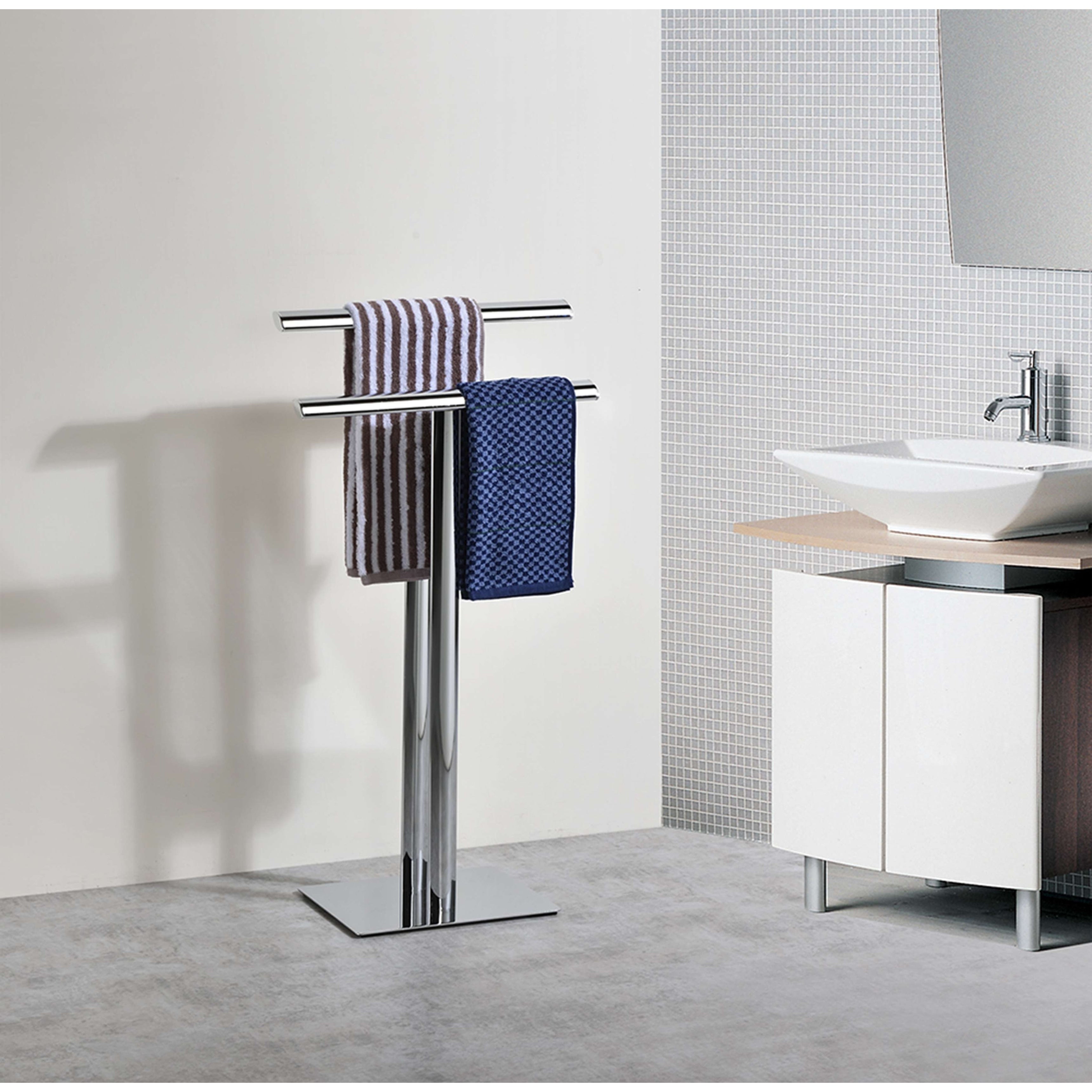 Modern Towel Rack Chrome