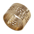 Metal Napkin Rings With Hole Punched Design Set Of 4