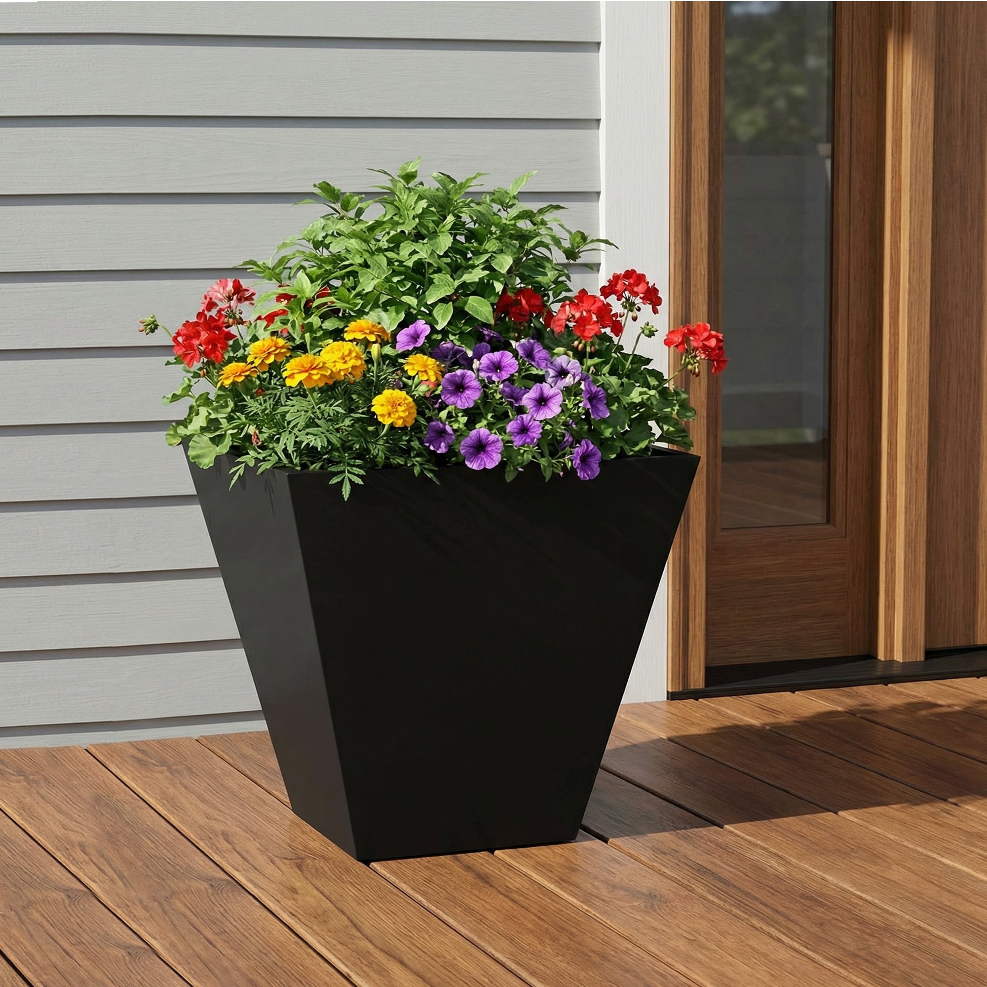 Metal Planters For Outdoor Plants Planter Box