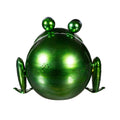 Metal Portly Frog Garden Statue 7 H