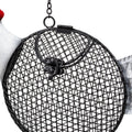 Metal Rooster Hanging Bird Feeder