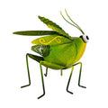 Metal Verdant Grasshopper Garden Statue 7 H