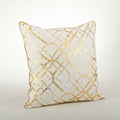 Metallic Foil Print Pillow 20Inch