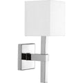 Metro Collection 1 Light Polished Chrome Sconce