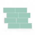 Metro Lucas 11.56 In. X 8.38 In. Peel And Stick Self Adhesive Decorative Mosaic Wall Tile Backsplash 4 Pack