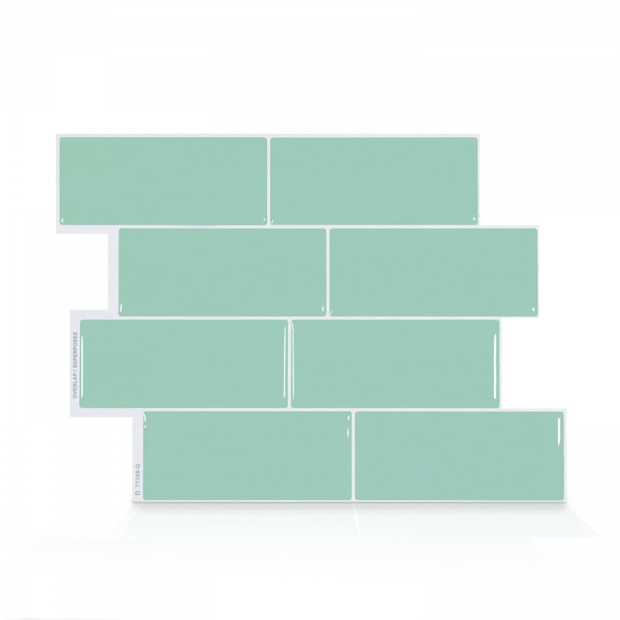Metro Lucas 11.56 In. X 8.38 In. Peel And Stick Self Adhesive Decorative Mosaic Wall Tile Backsplash 4 Pack