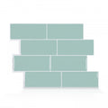 Metro Mia 11.56 In. X 8.38 In. Peel And Stick Self Adhesive Decorative Mosaic Wall Tile Backsplash 4 Pack