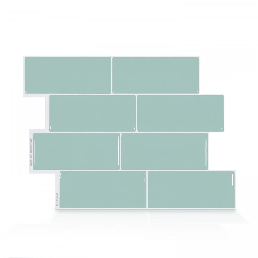 Metro Mia 11.56 In. X 8.38 In. Peel And Stick Self Adhesive Decorative Mosaic Wall Tile Backsplash 4 Pack