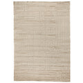 Metro Velvet Hand Knotted Wool Viscose Beige Area Rug 5 X 8