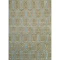 Metro Velvet Hand Knotted Wool Viscose Beige Area Rug 8 X 106