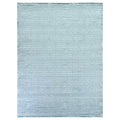 Metro Velvet Hand Knotted Wool Viscose Ivory Silver Area Rug 9 X 12