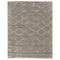 Metro Velvet Hand Knotted Wool Viscose Light Beige Area Rug