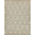 Metro Velvet Hand Knotted Wool Viscose Light Beige Area Rug 12 X 15