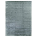 Metro Velvet Hand Knotted Wool Viscose Light Blue Area Rug 12 X 15