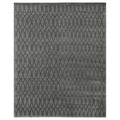 Metro Velvet Hand Knotted Wool Viscose Light Gray Area Rug 8 X 10