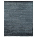 Metro Velvet Hand Knotted Wool Viscose Sea Blue Area Rug 10 X 14