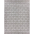 Metro Velvet Hand Knotted Wool Viscose Silver Area Rug