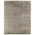 Metro Velvet Hand Knotted Wool Viscose Silver Area Rug 10 X 14