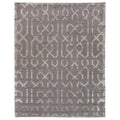 Metro Velvet Hand Knotted Wool Viscose Silver Area Rug 8 X 10