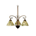 Meyda Tiffany Willow Jadestone 3 Light 30 Wide Chandelier With