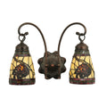 Meyda Tiffany 15 W Burgundy Pinecone 2 Light Wall Sconce