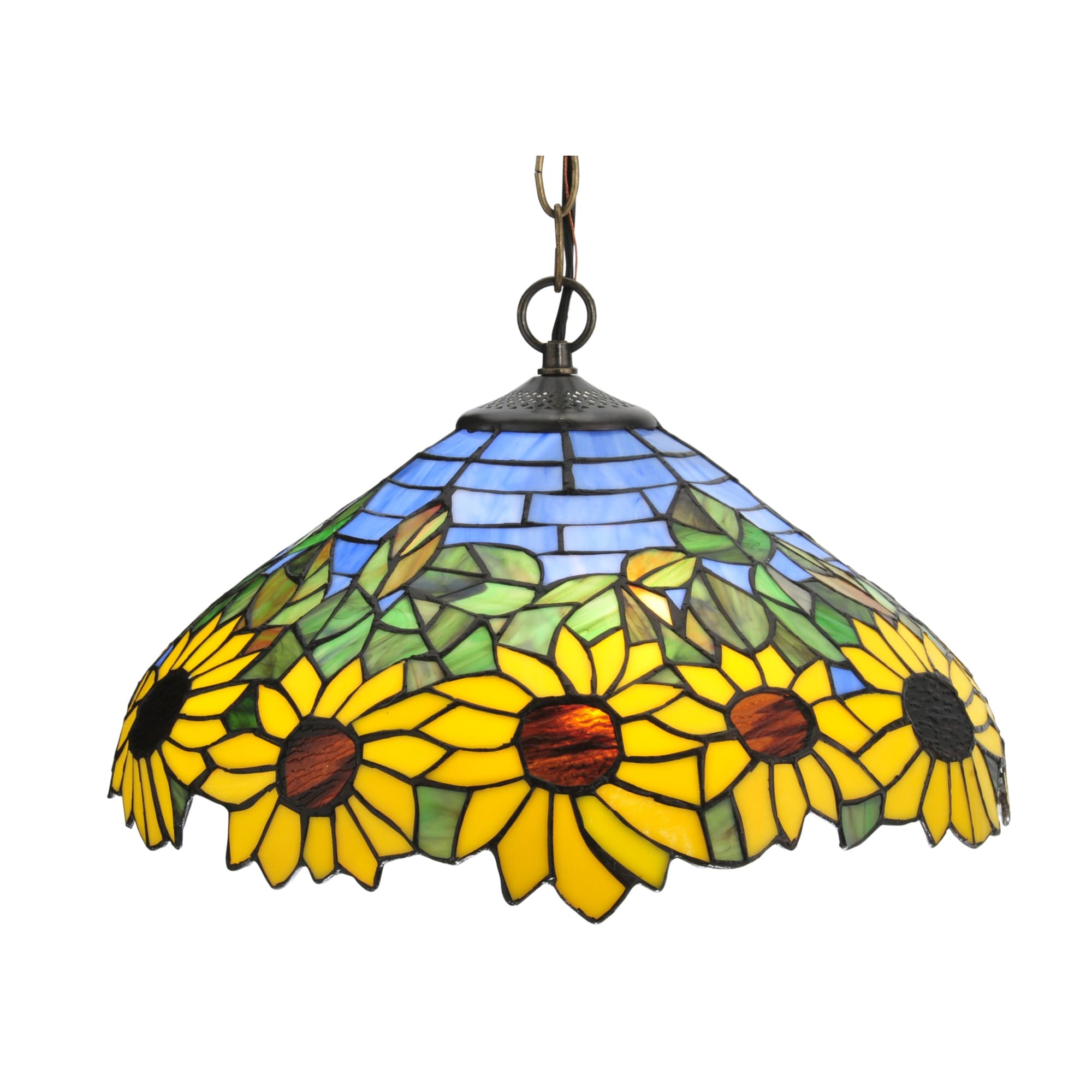 Meyda Tiffany 16 W Wild Sunflower Pendant