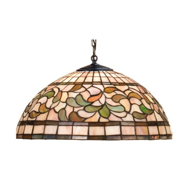 Meyda Tiffany 3 Light 20 Wide Pendant With Handmade Shade