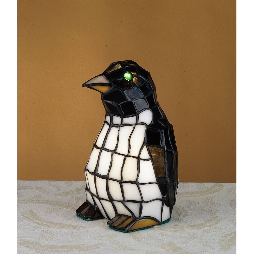 Meyda Tiffany Penguin Stained Glass Tiffany Specialty Lamp From The