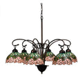Meyda Tiffany 18713 Cabbage Rose 6 Light 31 Wide Chandelier With