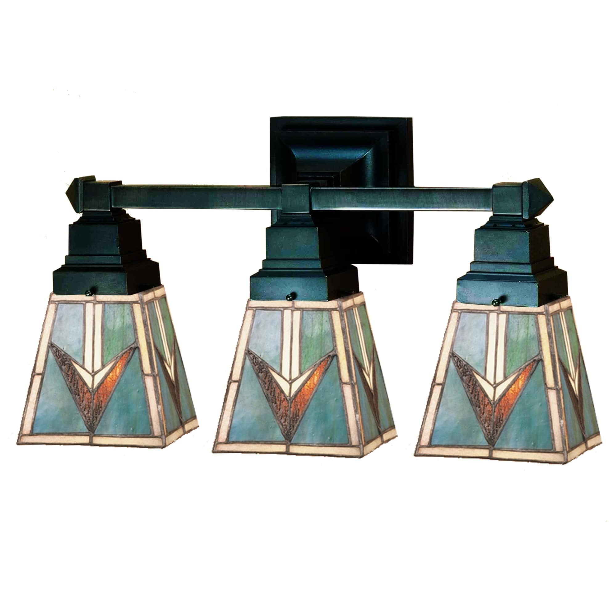 Meyda Tiffany 20 W Valencia Mission 3 Light Vanity Light