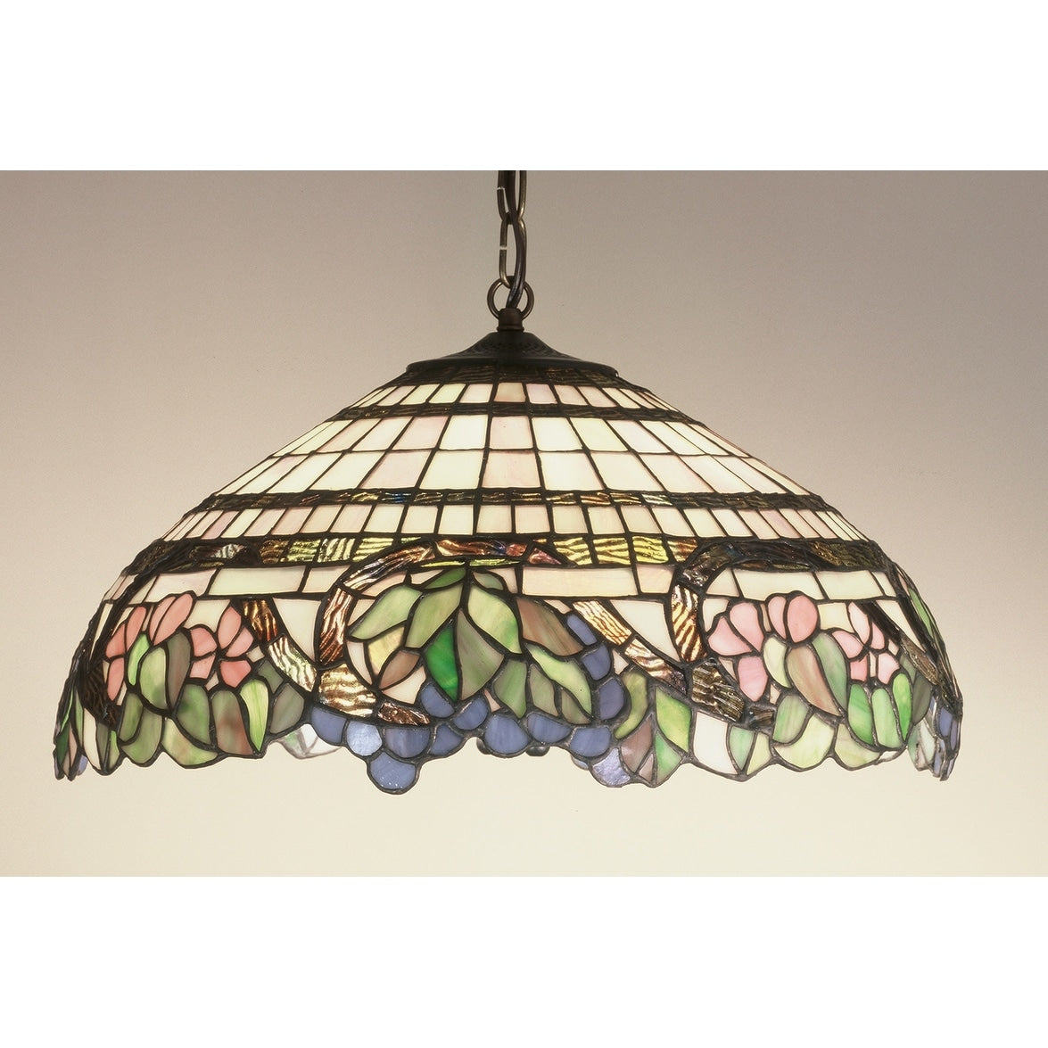Meyda Tiffany 3 Light 18 Wide Pendant With Handmade Shade