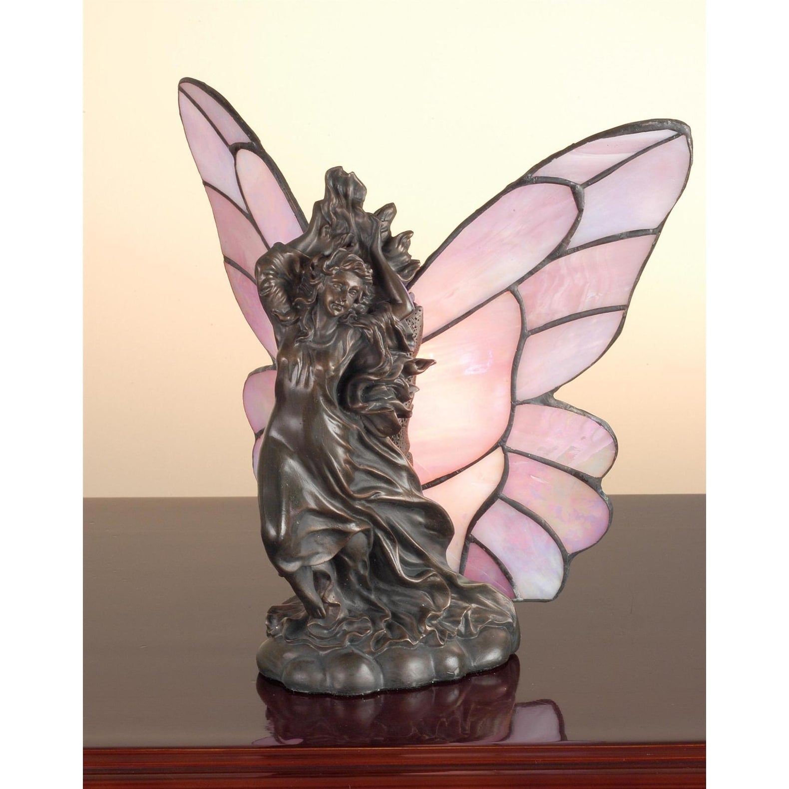 Meyda Tiffany Butterfly Fairy Tiffany Single Light Specialty Table