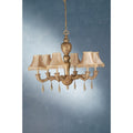 Meyda Tiffany 69562 Monticello 6 Light 35 Wide Chandelier With Silver