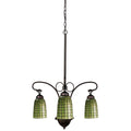 Meyda Tiffany Terra Verde 3 Light 20 1 2 Wide Chandelier With Tiffany