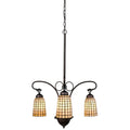 Meyda Tiffany Terra Bone 3 Light 20 1 2 Wide Chandelier With Tiffany