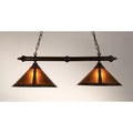 Meyda Tiffany 18857 Craftsman Mission Island Billiard Fixture From