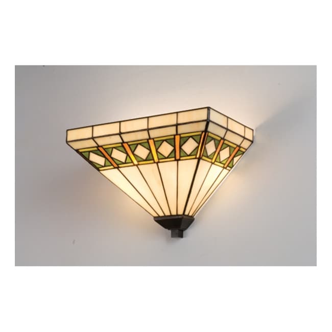 Meyda Tiffany Diamond Mission 15 Wide 2 Light Wall Washer With