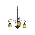 Meyda Tiffany 27413 Sea Scallop 3 Light 23 Wide Chandelier With