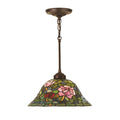 Meyda Tiffany Stained Glass Tiffany Down Lighting Pendant From The