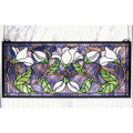 Meyda Tiffany 30705 Stained Glass Tiffany Window From The Floral Elegance Collection