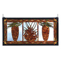 Meyda Tiffany Stained Glass Tiffany Window From The Pinecones