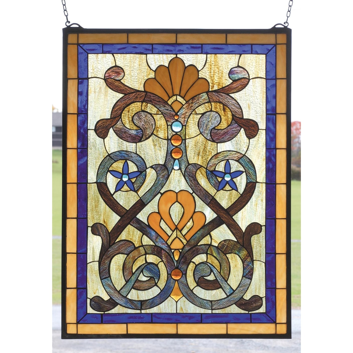 Meyda Tiffany 77999 Stained Glass Tiffany Window From The Tiffany Window Collection