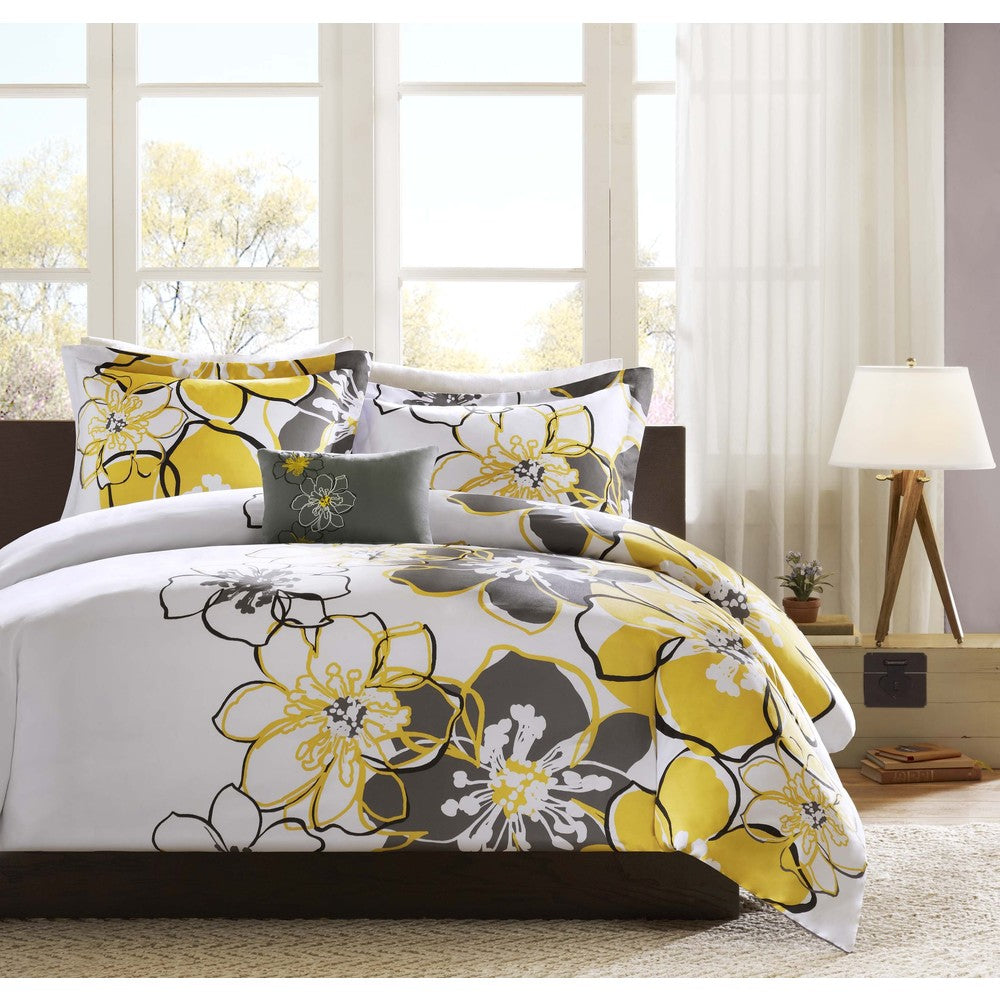 Mi Zone Mackenzie 4 Piece Duvet Cover Set