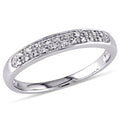 Miadora 10K Gold And 1 10Ct Tdw Diamond Band