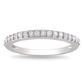 Miadora 10K White Gold 1 4Ct Tdw Diamond Anniversary Band