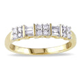 Miadora 10K Yellow Gold 1 4Ct Tdw Diamond Ring