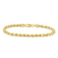 Miadora 10K Yellow Gold 7.25 Inch Rope Chain Bracelet